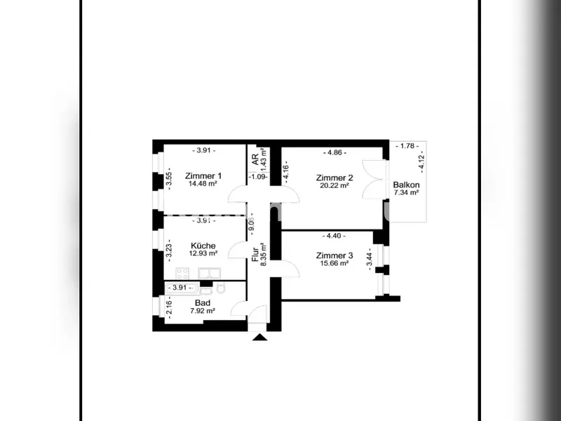 Tauschwohnung: 3,5-Zimmer-Wohnung in Mitte für größere in Berlin — photo 1